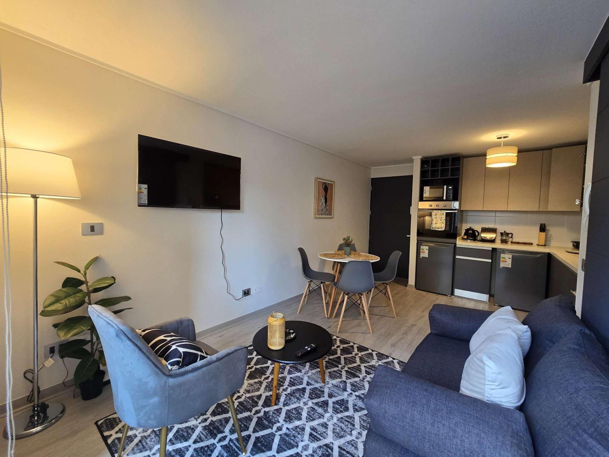 Hom I Nuevo Y Centrico 1d1b 2pax Santiago
